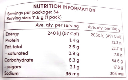 Crispy Baked Trail Mix Mung Beans Cashew Sesame Seed Raisin Crackers 34 x 11.6g