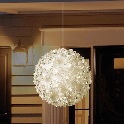 GE 3-Pack 5.5 inch StayBright Random Sparkle LED Spheres Christmas String Light