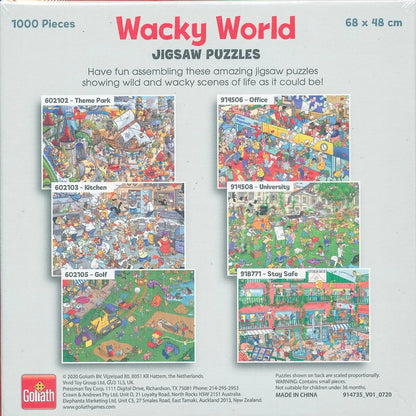 1000 Piece Jigsaw Puzzle 68cm x 48cm Wacky World Different Design Village Farm