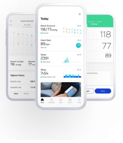 Withings Wireless Blood Pressure Arm Monitor Heart Pulse Rate Smartphone Sync