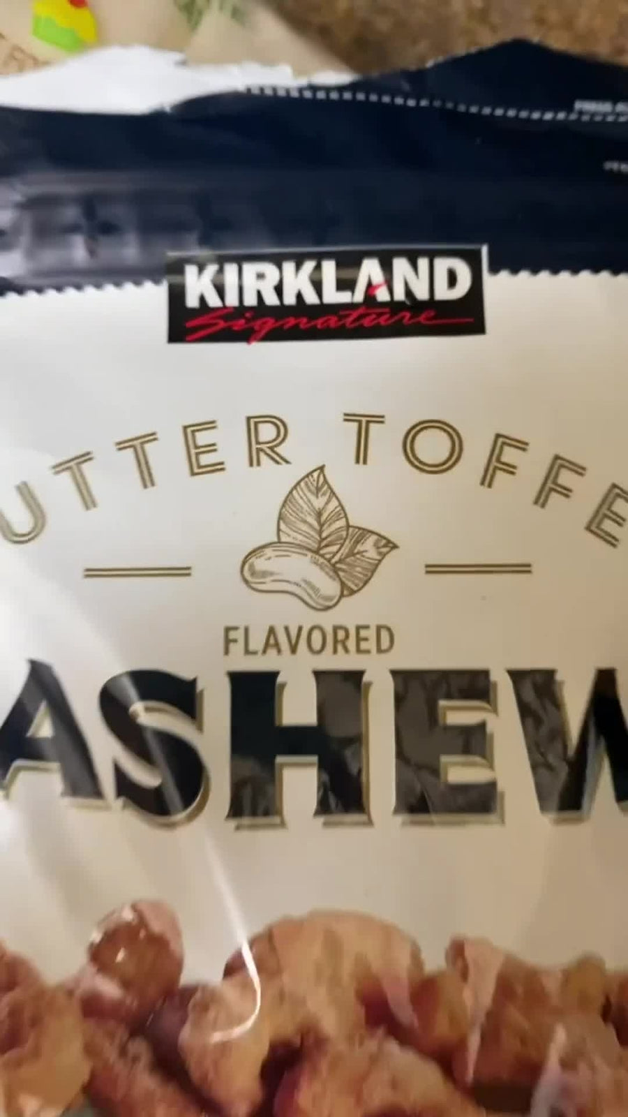 Butter Toffee Flavoured Roasted Cashews Kosher Healthy Sweet Snack 680g US Made