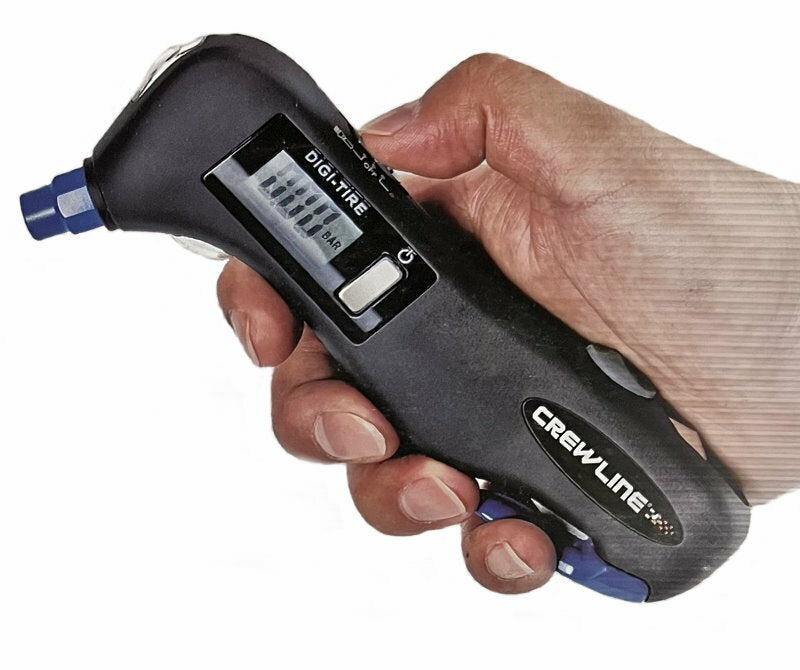 CrewLine 5-in-1 Digital Auto Safety Multi Purpose Tool Tyre Pressure Gauge