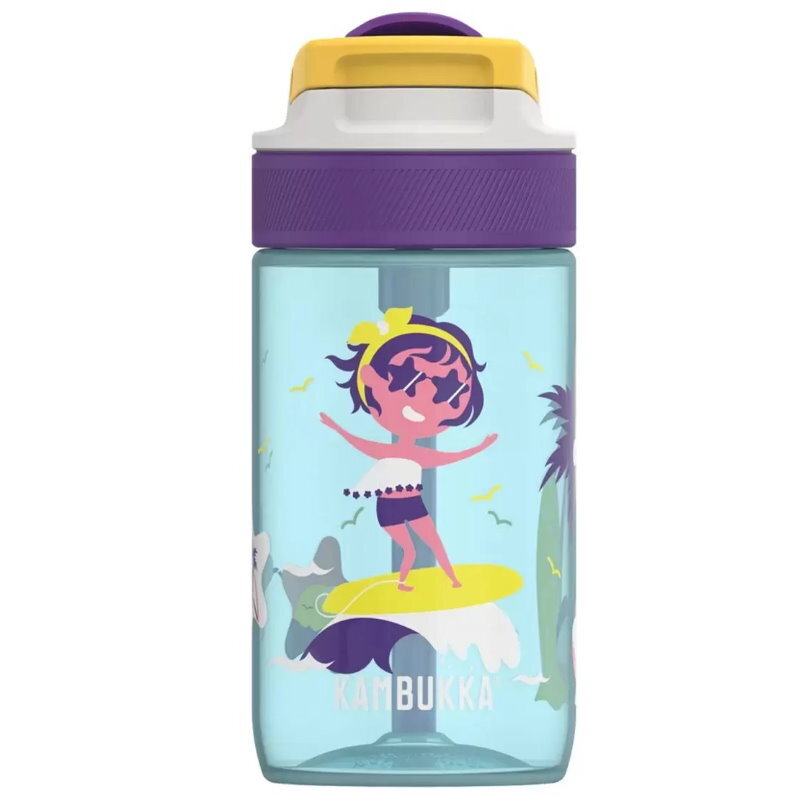 Kambukka 3-Pack Lagoon 400mL Kids Water Bottles Leakproof, Shockproof, BPA Free