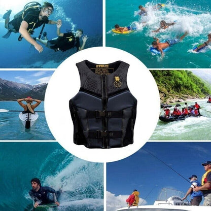 Hyperlite Segmented Front Entry Women's Life Jacket Vest Black/Pineapple