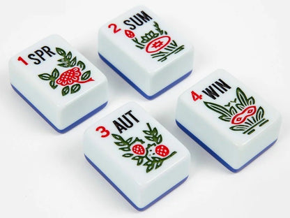American Mahjong Game Set 166 Tiles with Canvas Tote For Beginners or Seniors