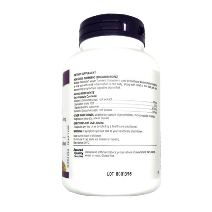 Webber Naturals Turmeric Curcumin 3050mg Supports Joints & Digestion 120caps