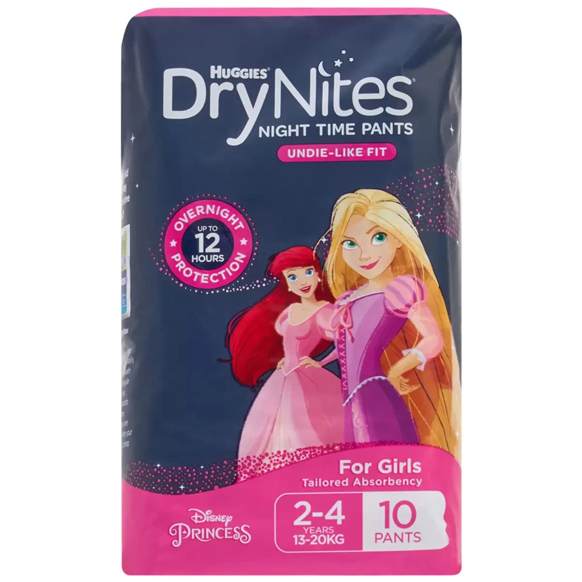 Huggies Drynites Night Time Pants for Girls Size 2-4 Years (13-20Kg)  60 Pants