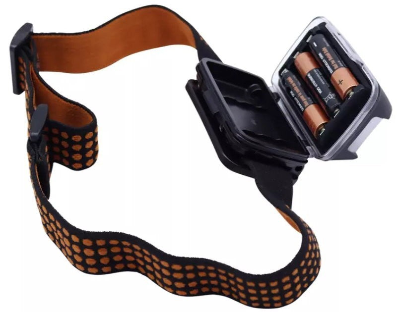 Duracell LED Headlamps 550 Lumens 9 Lighting Modes Waterproof IPX8, 220° Viewing