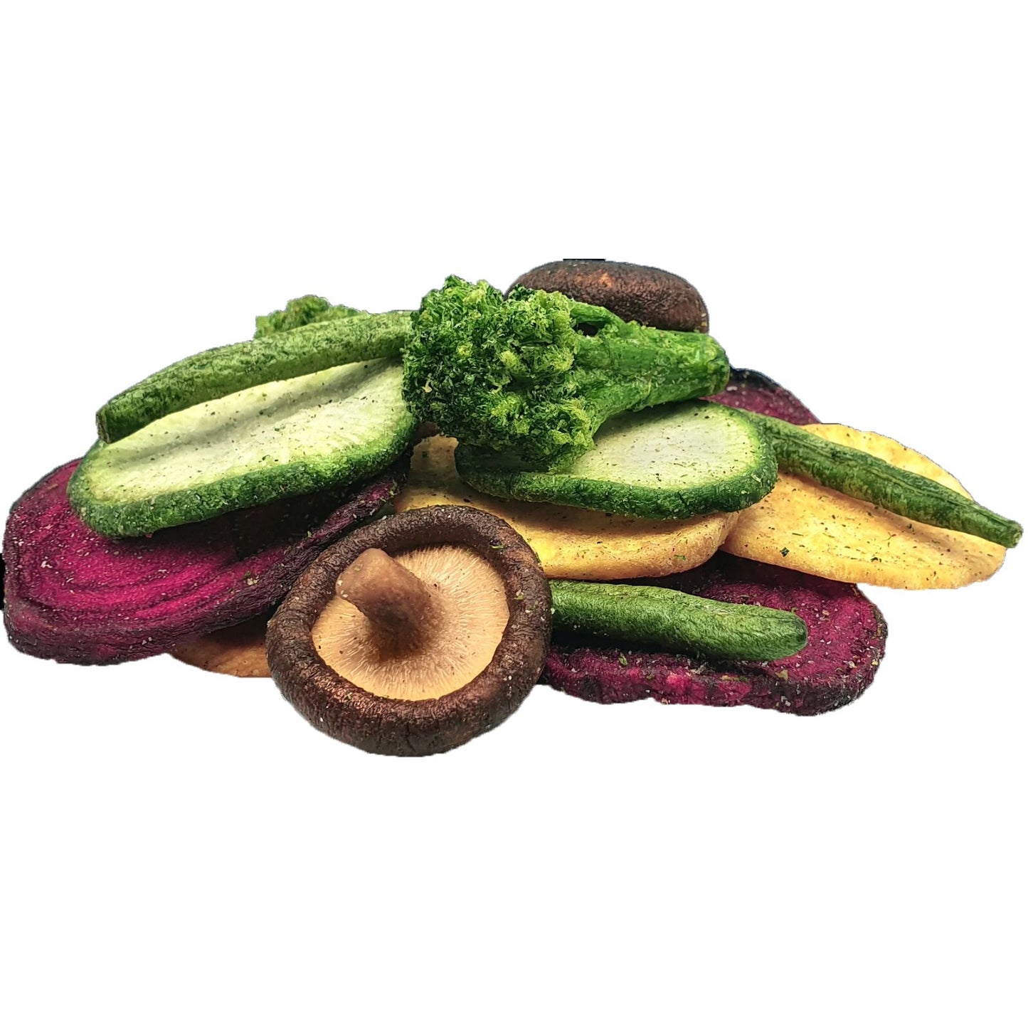 Veggie Mix Sweet Potato Radish Beetroot Shiitake Mushroom Broccoli Crisps 330g