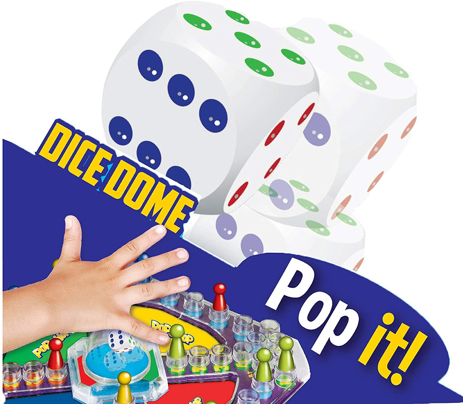 Pop N Hop Trouble popomatic Traditional Family Fun Strategy Board Game 4 Players