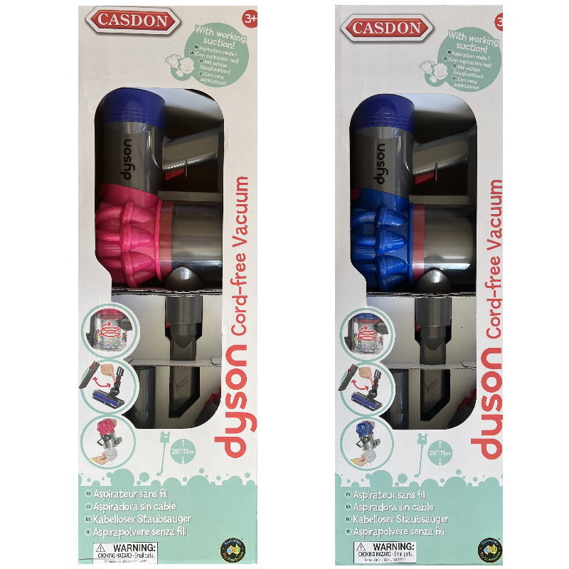 Casdon Dyson Cord-Free Vacuum Cleaner Interactive Toy for Children Ages 3+