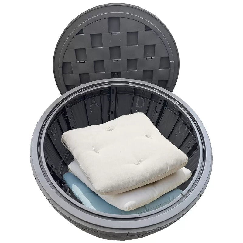 Hello Outdoors 3-in-1 Portable Outdoor Garden Storage Box Chest Seat Patio Table