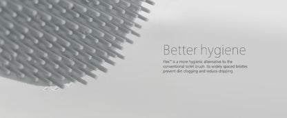Joseph Joseph Flex Lite Toilet Brush Grey/White with Slimline Holder Set