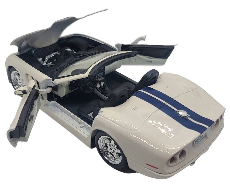 Maisto 1:18 Scale 1999 Special Edition Shelby Series One White Die Cast Car