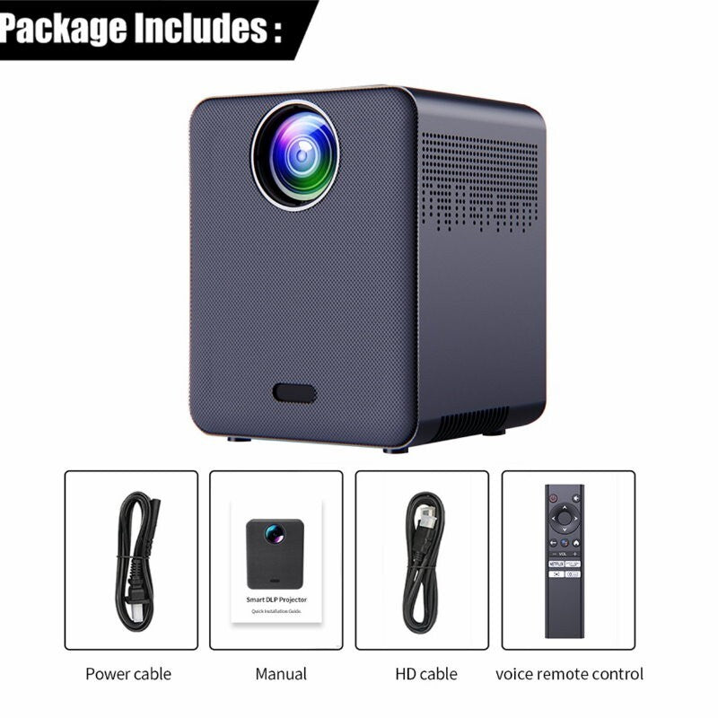 Topleo 5G WiFi Bluetooth 1080P Portable Projector Supported 400" Home & Outdoor