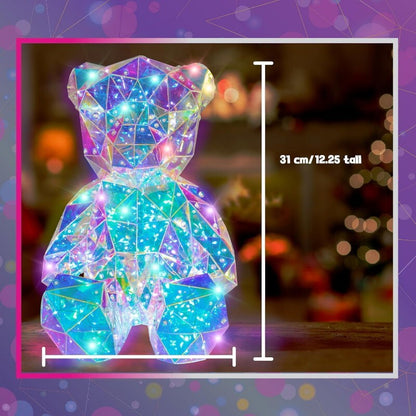 Purple Ladybug Prismic 3D Puzzle Night Light Tabletop Lantern DIY Arts & Crafts