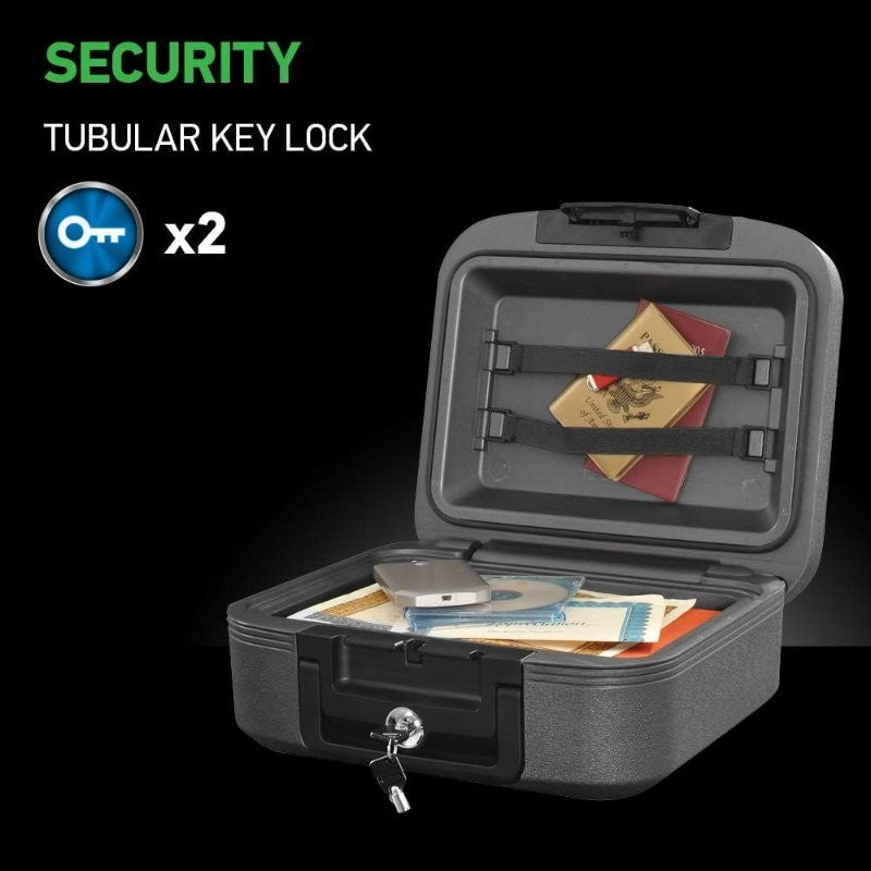 Sentry Safe CHW20101 Fireproof & Waterproof Privacy Lock Chest Safe Box with Key
