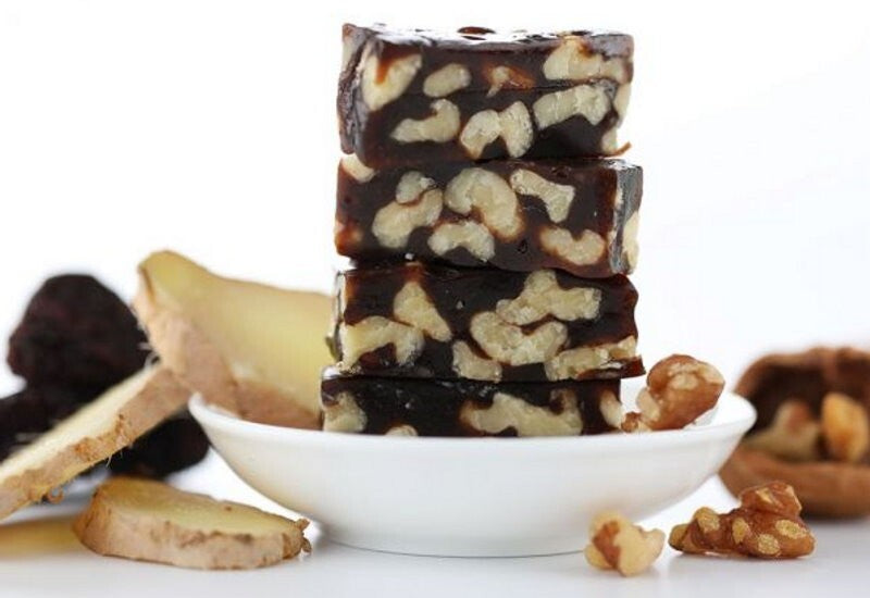 Cherry Grandfather Walnut & Date Cake 380g Vegan, Hand-Made, No Additives