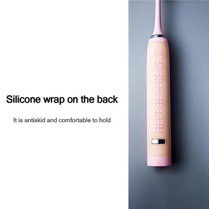 ZOOMSUM Rechargeable Powerful Sonic Cleaning Electric Toothbrush Pink - Express