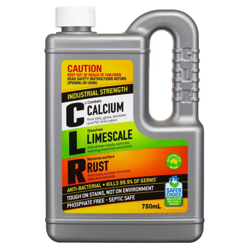CLR Multipurpose Cleaner Calcium, Lime, Rust, Stain Remover 750mL Clean Safe