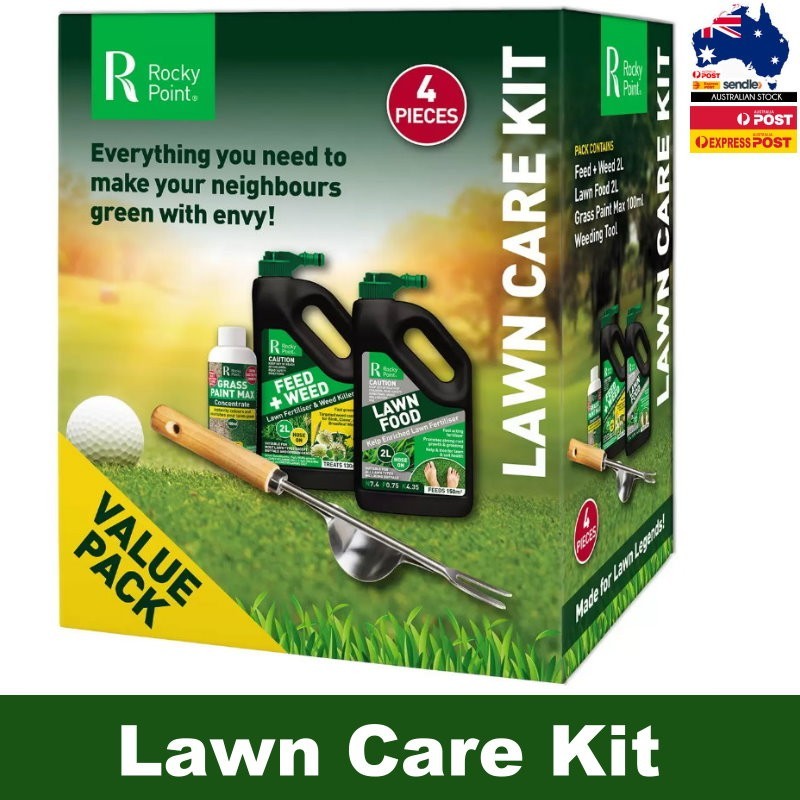 Rocky Point Ultimate Lawn Care Kit Feed Weed Lawn Food Grass Paint Weeding Tool