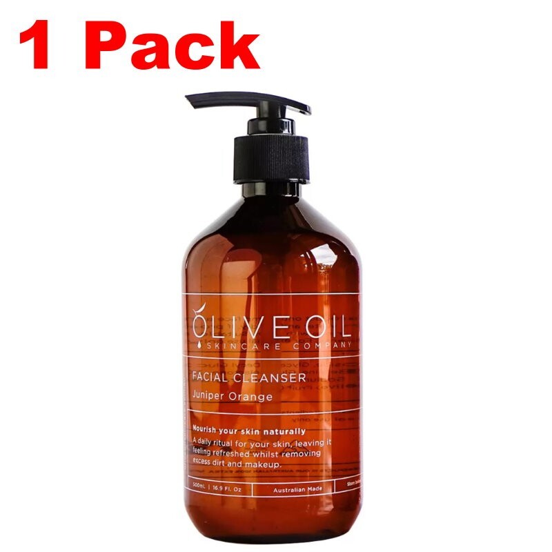 Olive Oil Skincare Company Juniper Orange Facial Cleanser 500ML Face Wash