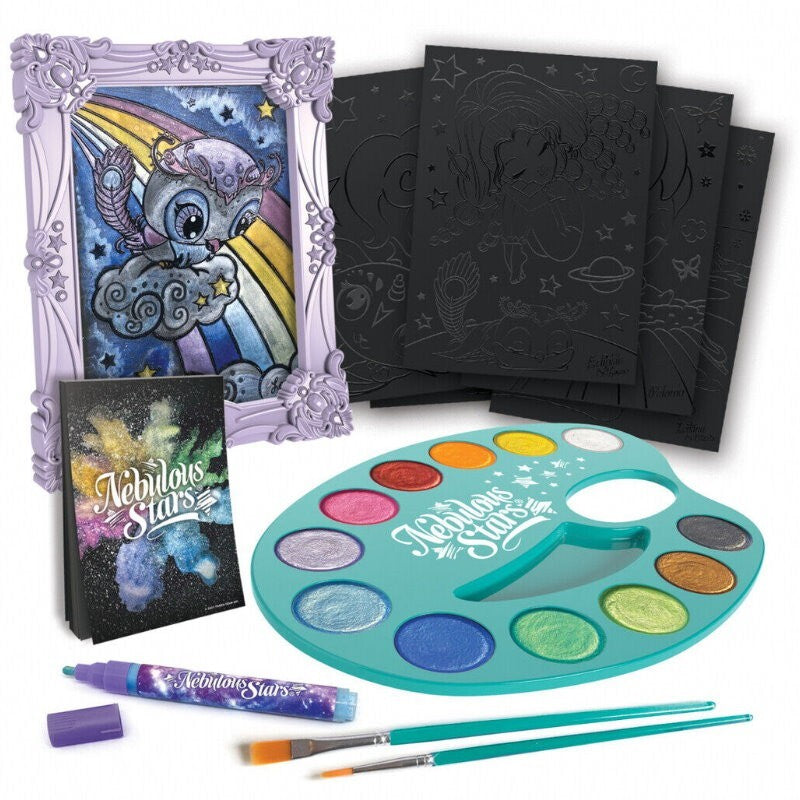 NEBULOUS STARS Pitch Black Art Set Glow in the Dark w/ Eclipsia's Full Story