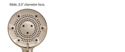 Brondell Nebia Merritt 5-Setting Magnetic Shower Head with Handheld Spray Combo