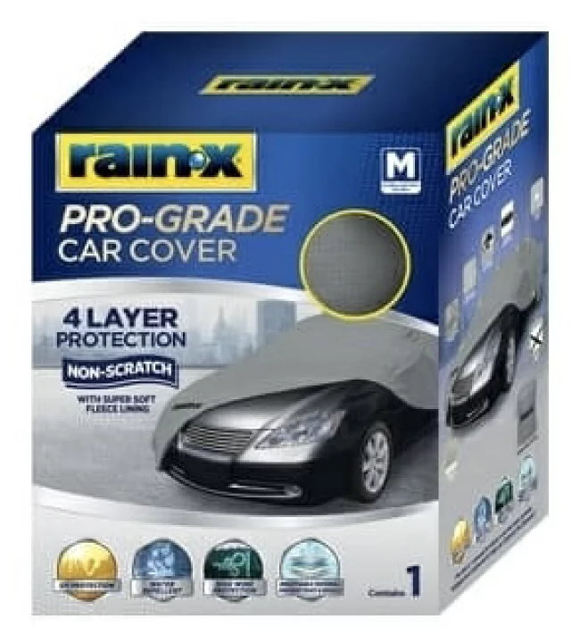 Rain-X Pro Grade Super Soft Non-Scratch Car Cover Water UV Protection Breathable