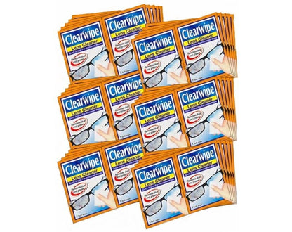 Clearwipe Lens Cleaner Wipes Streak-Free for Glasses, Screens, and Lenses