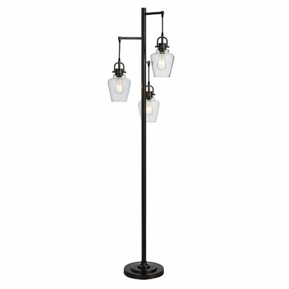 NEW Artworks in the Garden Basia Steel 3-Light Tree Floor Lamp - 183cm Height