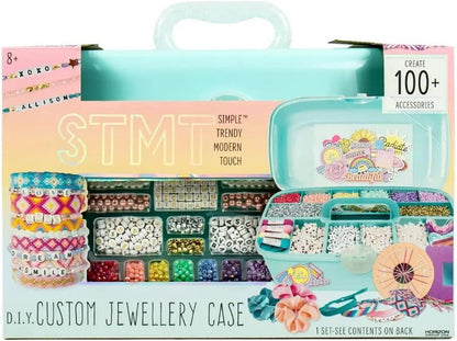 STMT Kids' DIY Custom Jewelry Case 100+ Accessories w/ Step-By-Step Guide