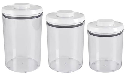 OXO SoftWorks 3-Piece Airtight POP Round Canister Set - 1.8 L, 2.8 L and 4.2 L