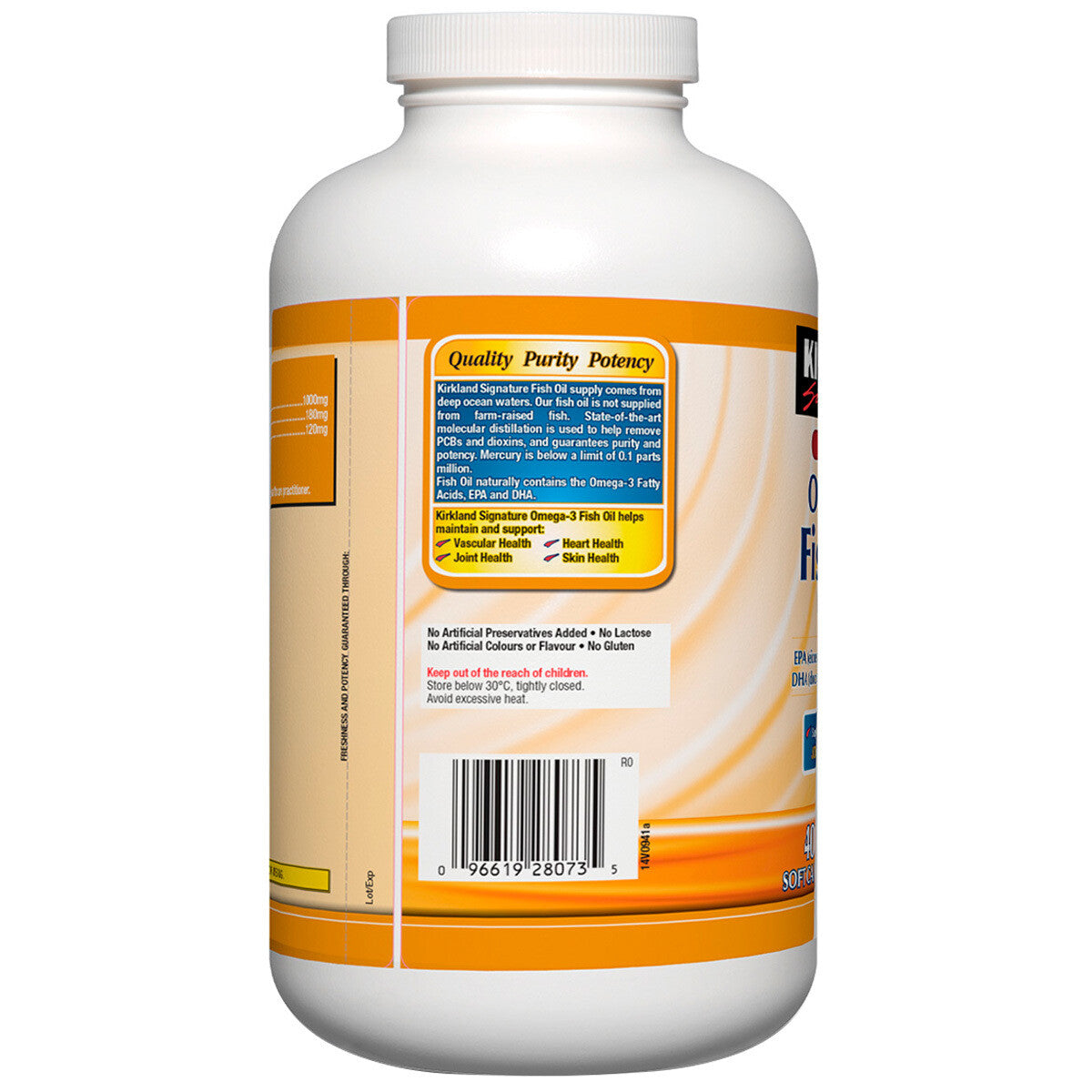 Natural Omega3 Fish Oil 1000mg 400 Soft Capsules Healthy Heart, Joints & Skin