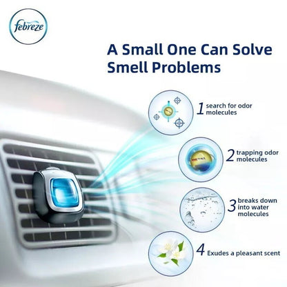 Febreze 5-Pack Mini Car Air Freshener Vent Clips Scents 5 x 2mL Up to 150 Days