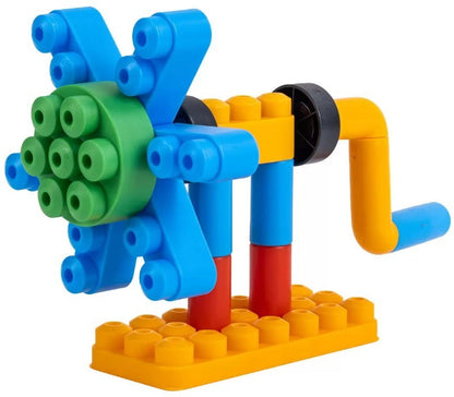Poly M 128-Piece Building Block Set - Soft, Safe & Flexible Toy for 18m+ by Hape