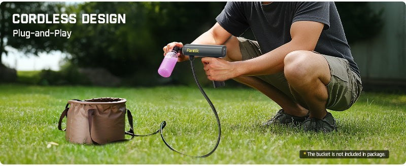 Fanttik K100 Flip Foldable Portable Cordless Electric Pressure Washer Gun