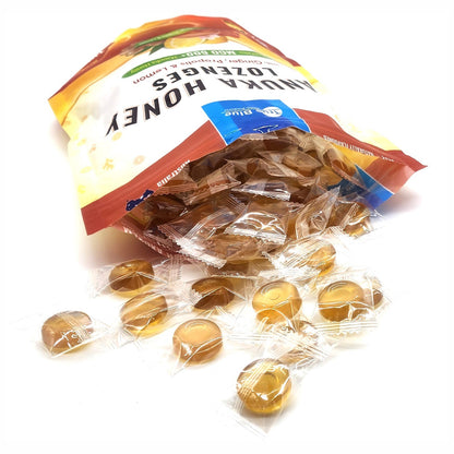 Manuka Honey Lozenges Ginger Propolis Lemon Cough Drop Australian Made MGO 600+