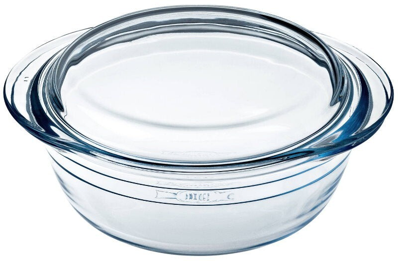 O Cuisine 4pc Glass Cookware Starter Pack Gift Set Bowl, Jug, Casserole, Roaster