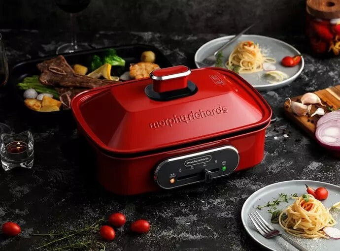 Morphy Richards 2.5L 1400W Electric Slow Cooker/Grill/Steam Multifunction Pot