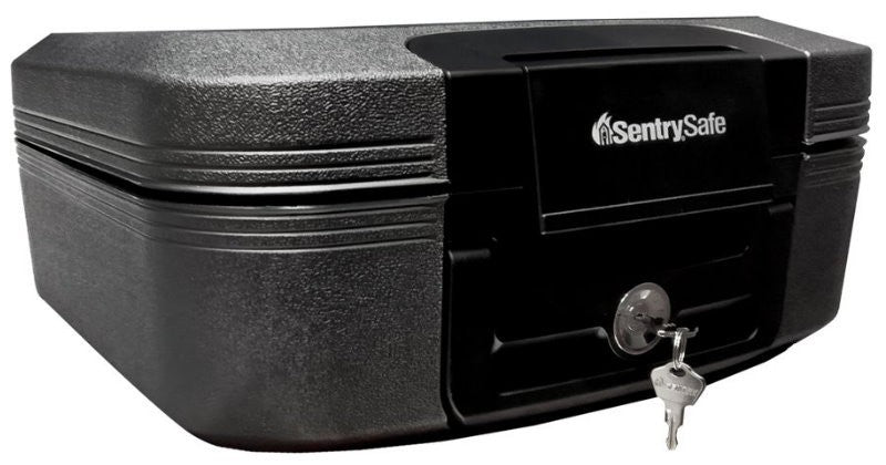 Sentry Safe CHW20101 Fireproof & Waterproof Privacy Lock Chest Safe Box with Key