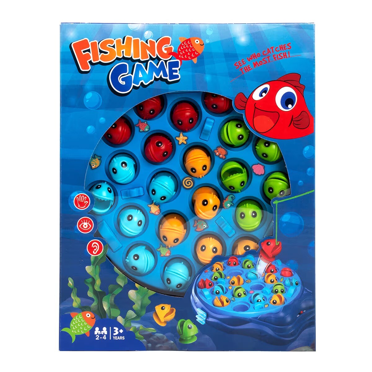 The Fishing Game Fishing World Family Board Game Kids Up To 4 Player 3+ Sale NEW