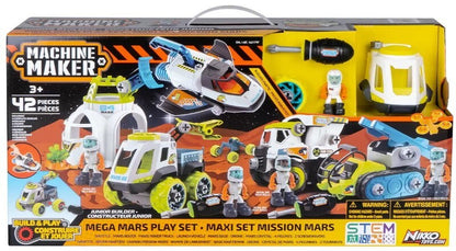 Nikko Machine Maker 42 Pieces Mega Mars Play Set Kids STEM Toy