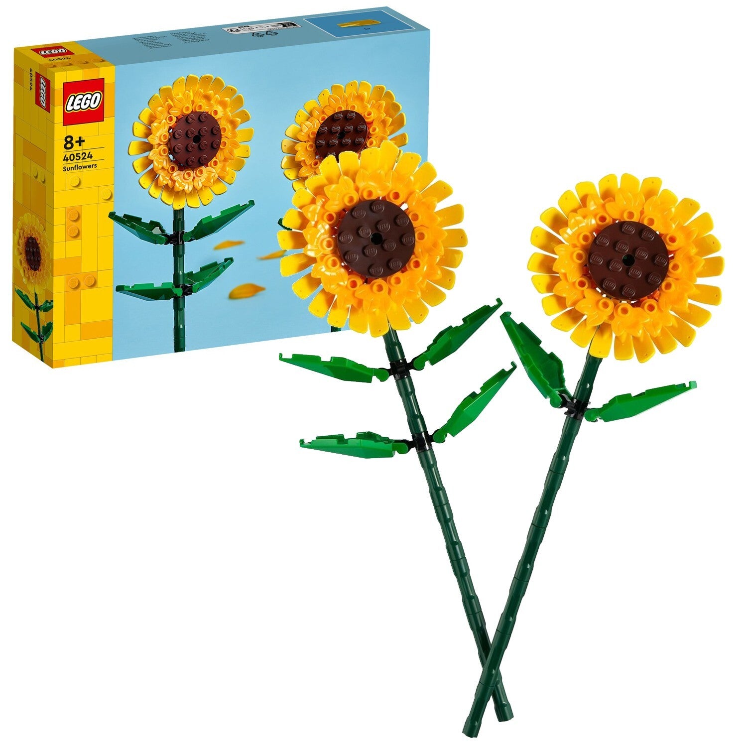 Lego Icons 40524 Sunflowers Botanical Collection Set Gift 216pcs 24cm Tall