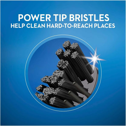 Oral-B Cross Action Deep Clean Ultrathin All In One Charcoal Toothbrush 10 Pack