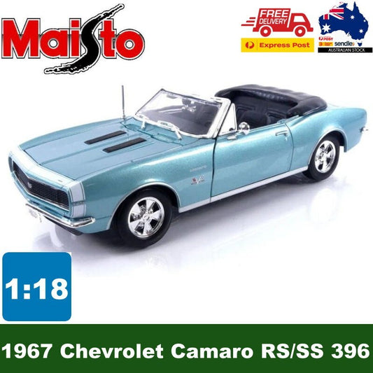 Maisto 1:18 Scale Special Edition 1967 Chevrolet Camaro RS/SS 396 Die Cast Car