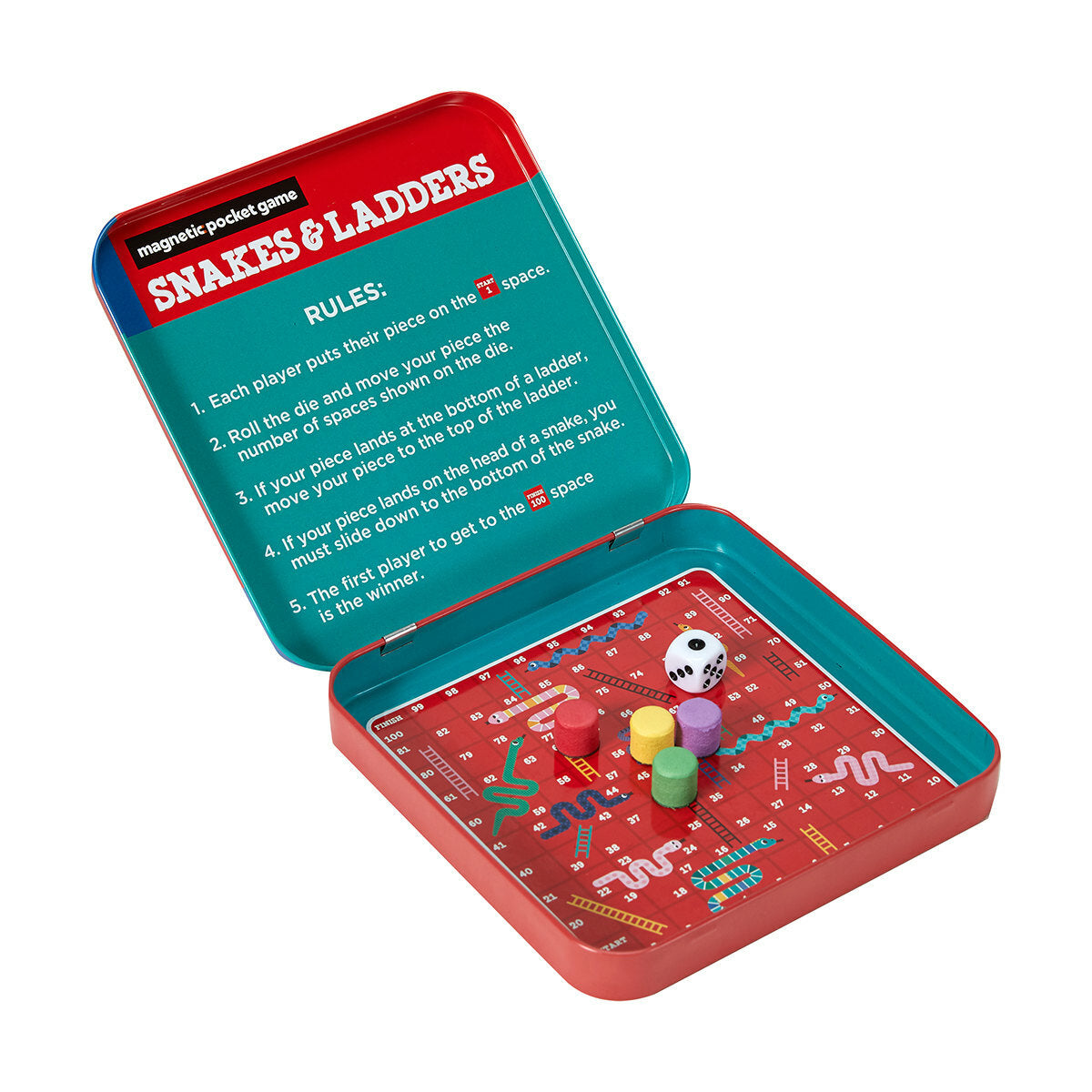 Magnetic Foam Snakes and Ladders Fun Family Friendly Indoor Outdoor Travel Game