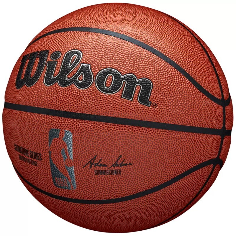 Wilson NBA Official Signature Series Indoor/Outdoor Basketball Size 7 with Pump