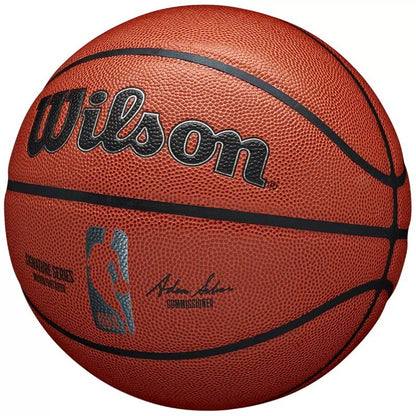Wilson NBA Official Signature Series Indoor/Outdoor Basketball Size 7 with Pump