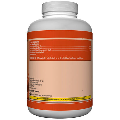 VitaminC Supplement 1000mg 500 Tablets Boost Immune System Quality Health Daily